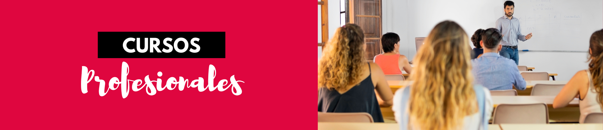 Cursos Profesionales Banner